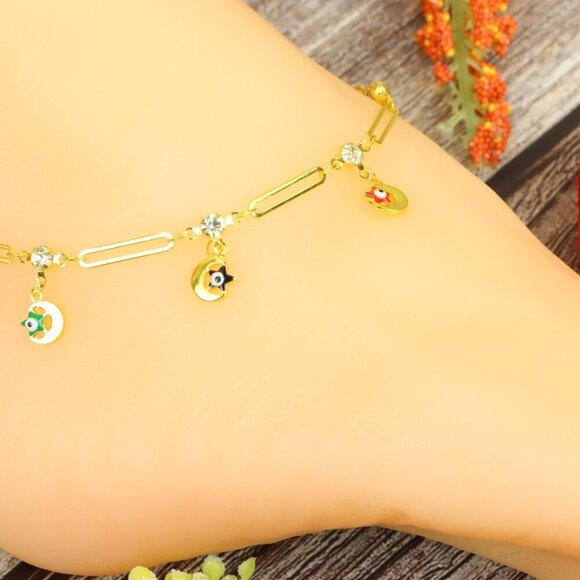 "Elegant Handmade Anklet – Delicate Jewelry for Women, MAR091406 - Picture 1 of 10